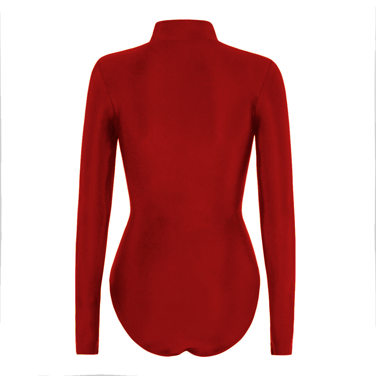 Basic solid Long-sleeve One-Piece Surf Suit Rashguard