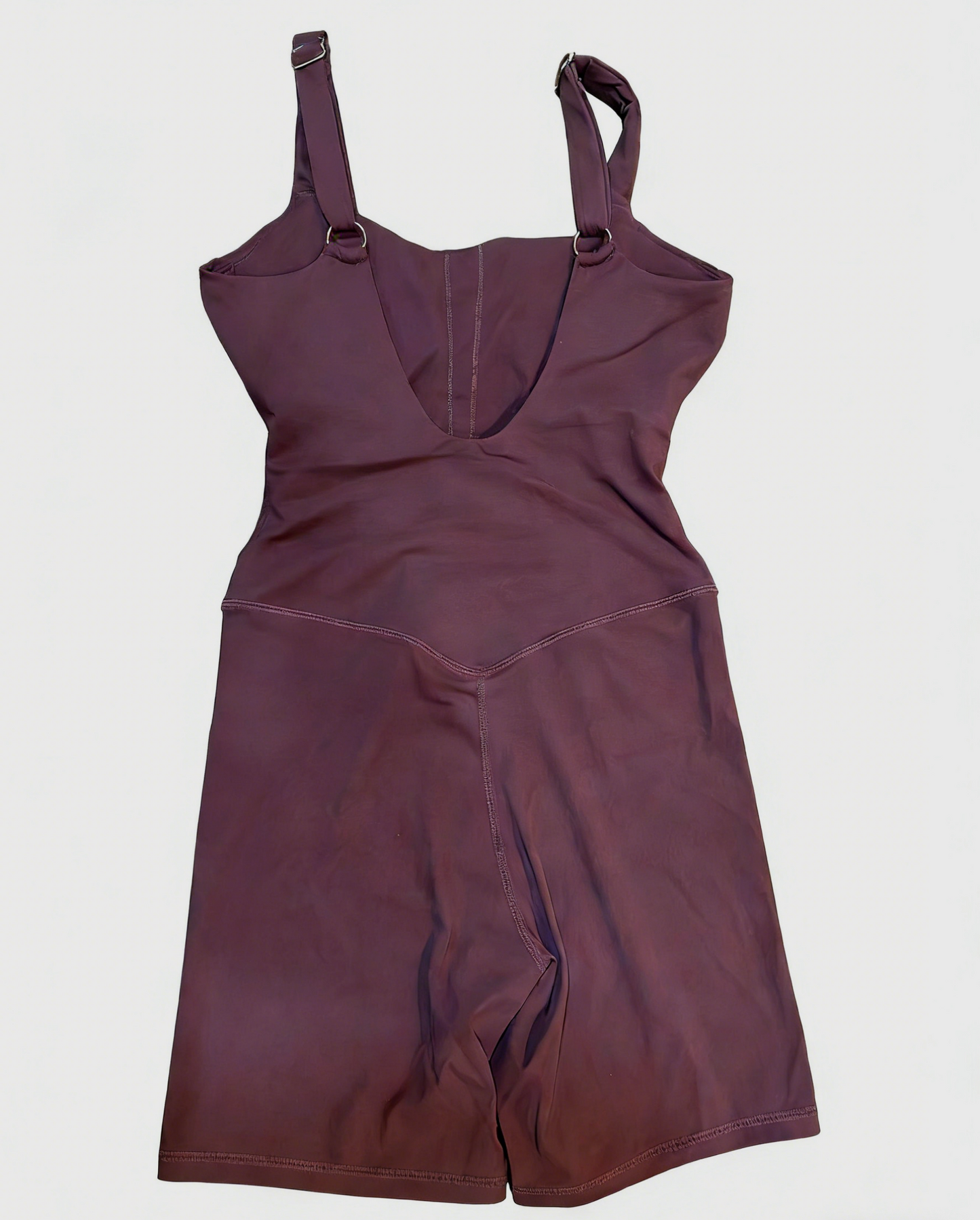 Adjustable Straps Backless Yoga Rompers With Built-in Bra