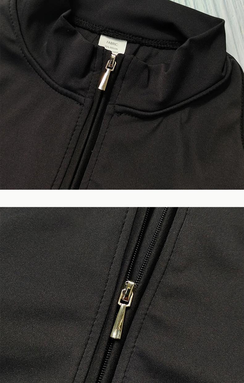 Half-zipper Racerback Yoga Rompers With Built-in Bra