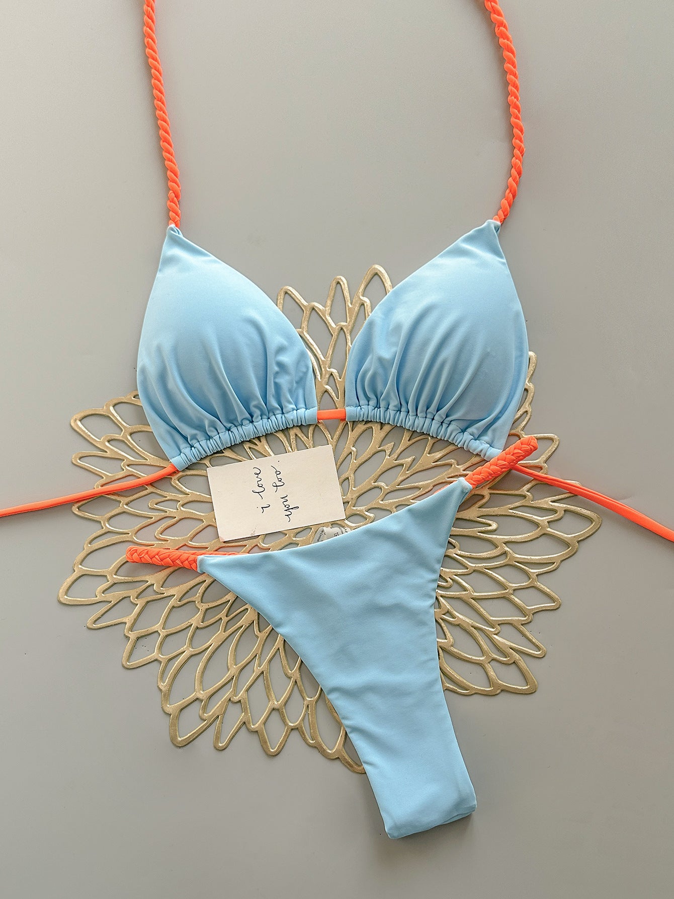 Flamingo Star Vacation Sexy Beach Bikini Swimsuit