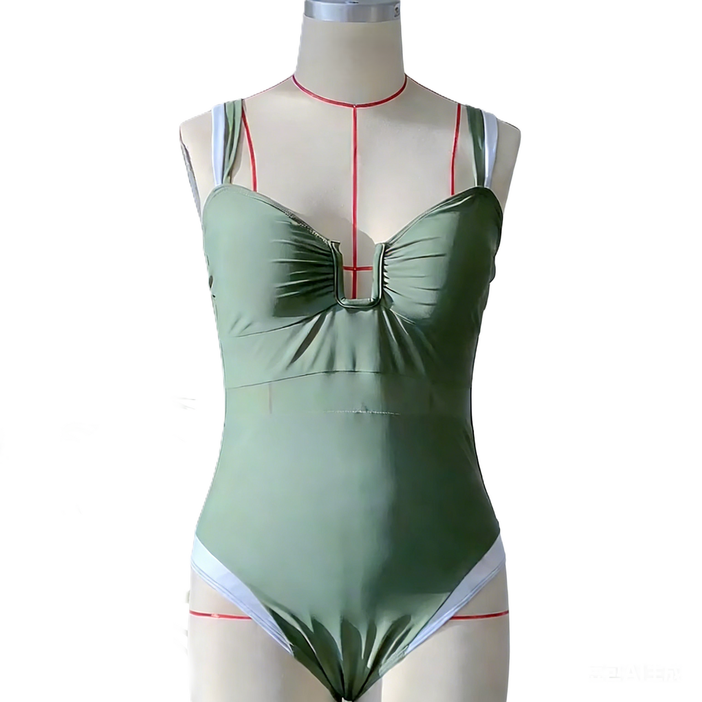 Adjustable Cut-Out Sexy One-Piece Swimsuit