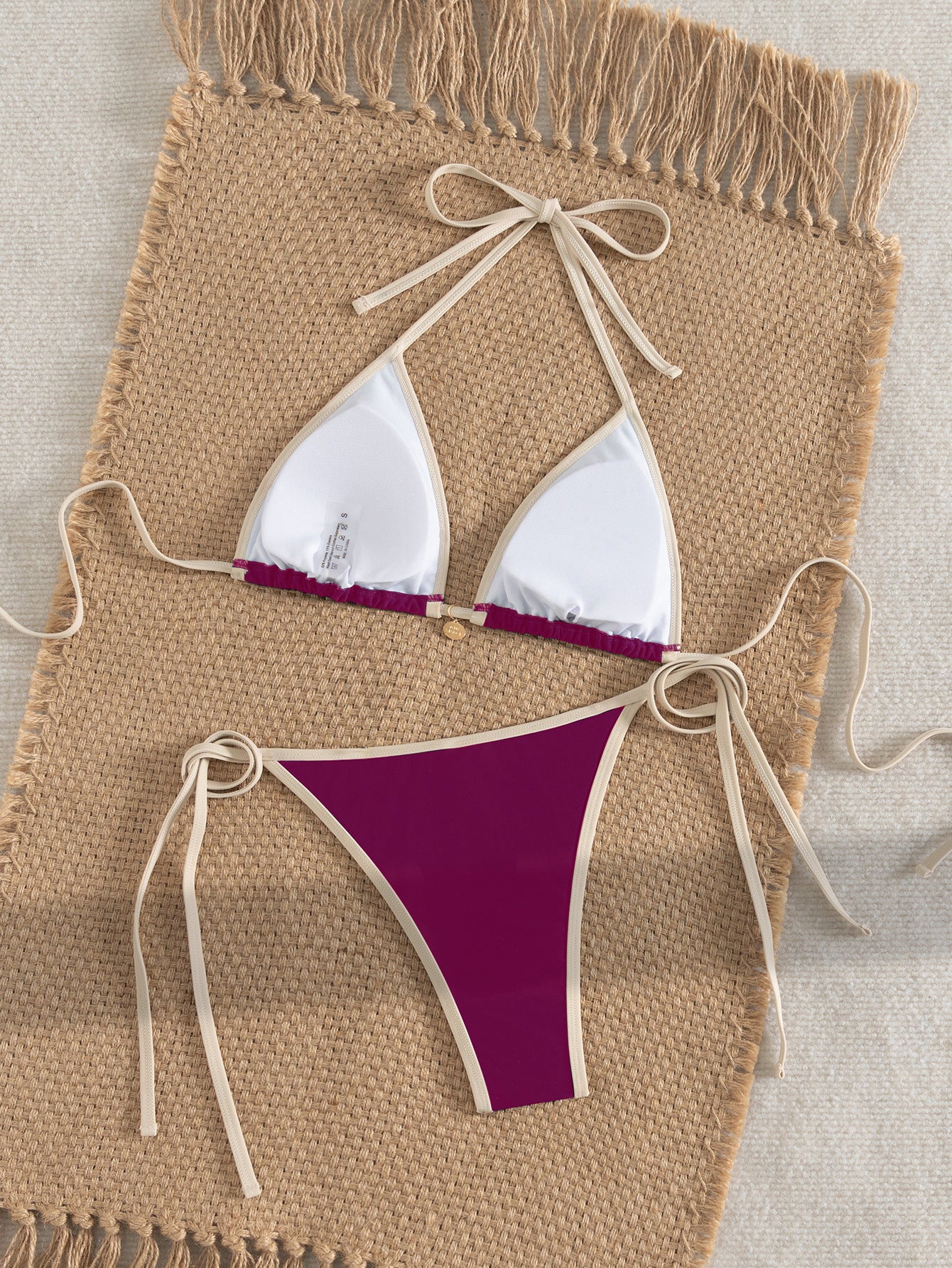 Minimalist Lace-Up Sexy Bikini Two-Piece Swimsuit