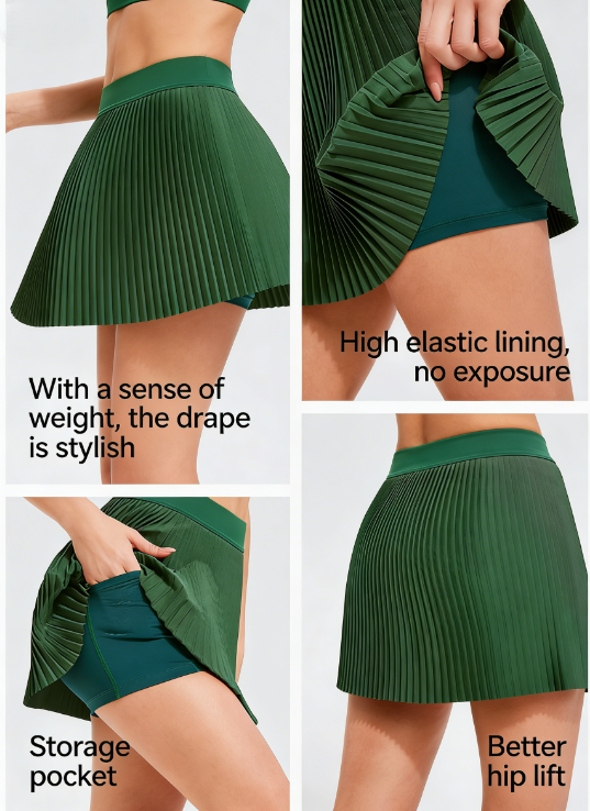 Versatile Anti-Exposure Athletic Skirt for Casual Wear