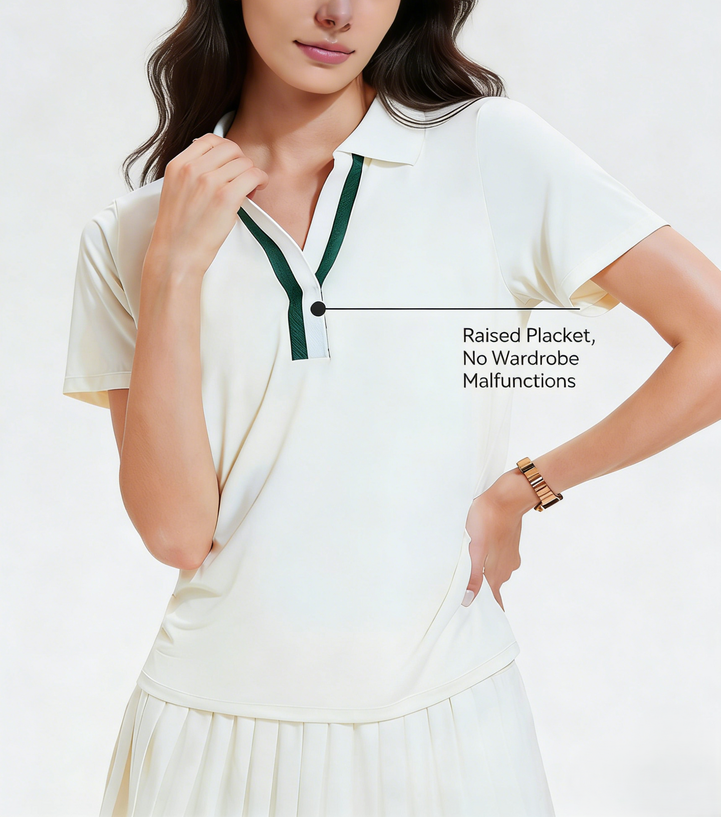 Womens Golf Polo Shirt Short Sleeve Tennis Top