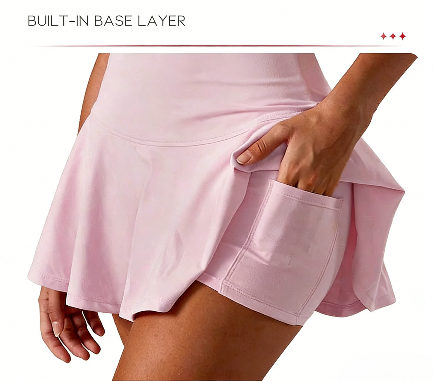Tennis Dress with Built-in Leggings and Padded Halter Neckline