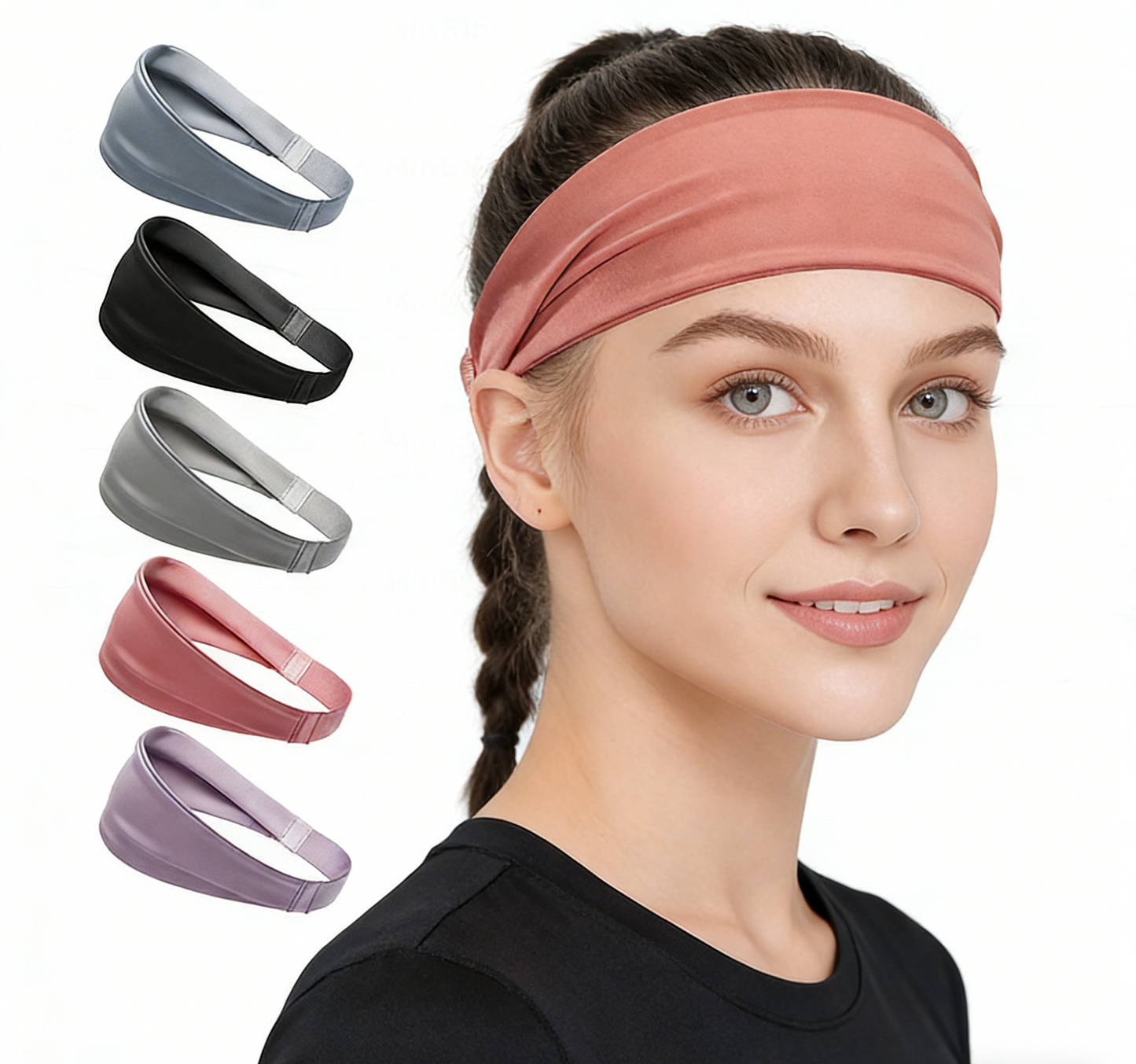 Minimalist Sports Headband Sweat-wicking and Soft