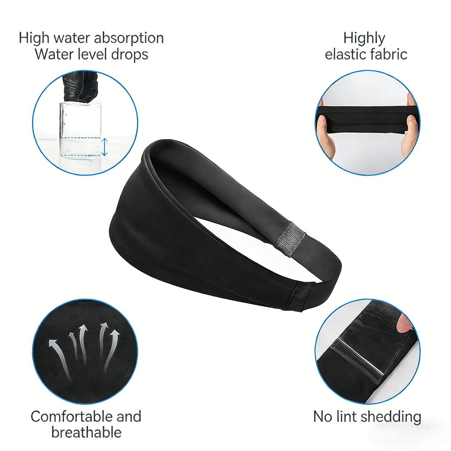 Minimalist Sports Headband Sweat-wicking and Soft
