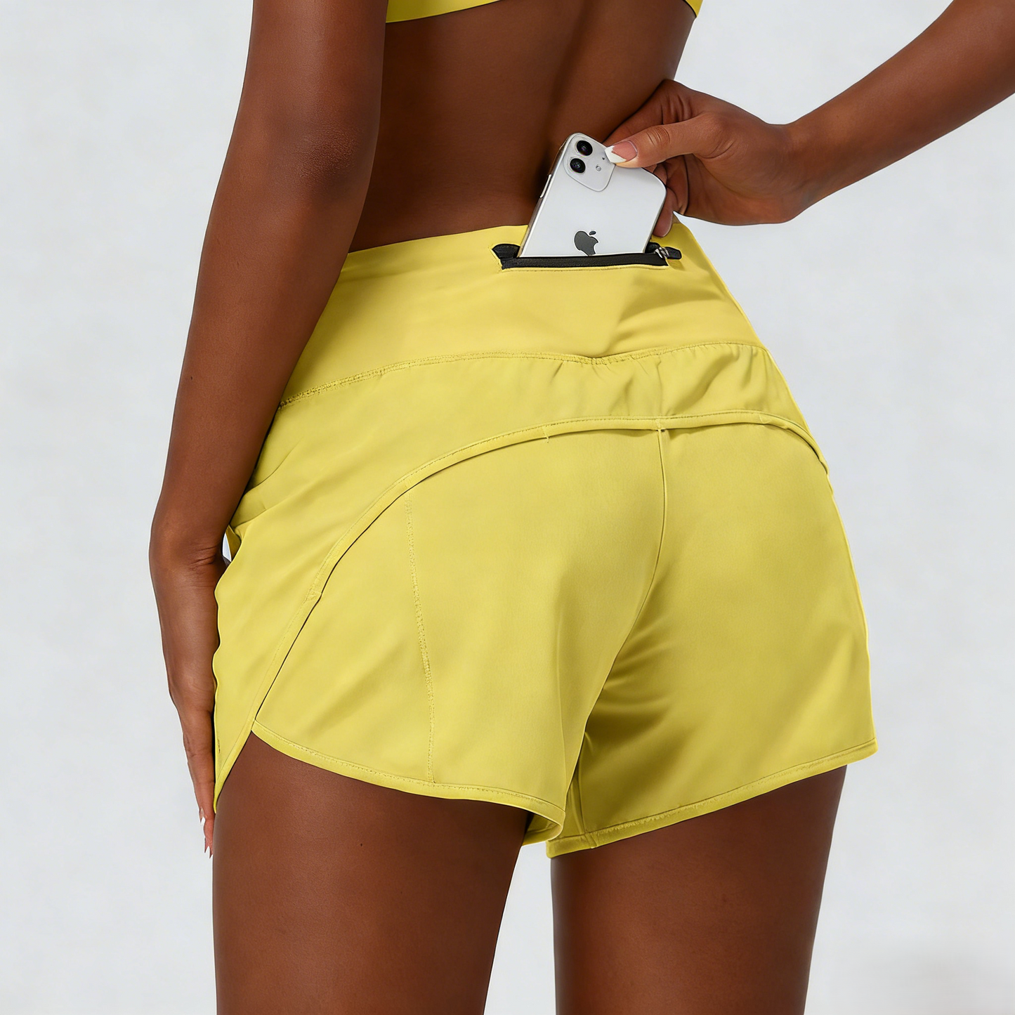 Minimalist Athletic Shorts with Hidden Pockets
