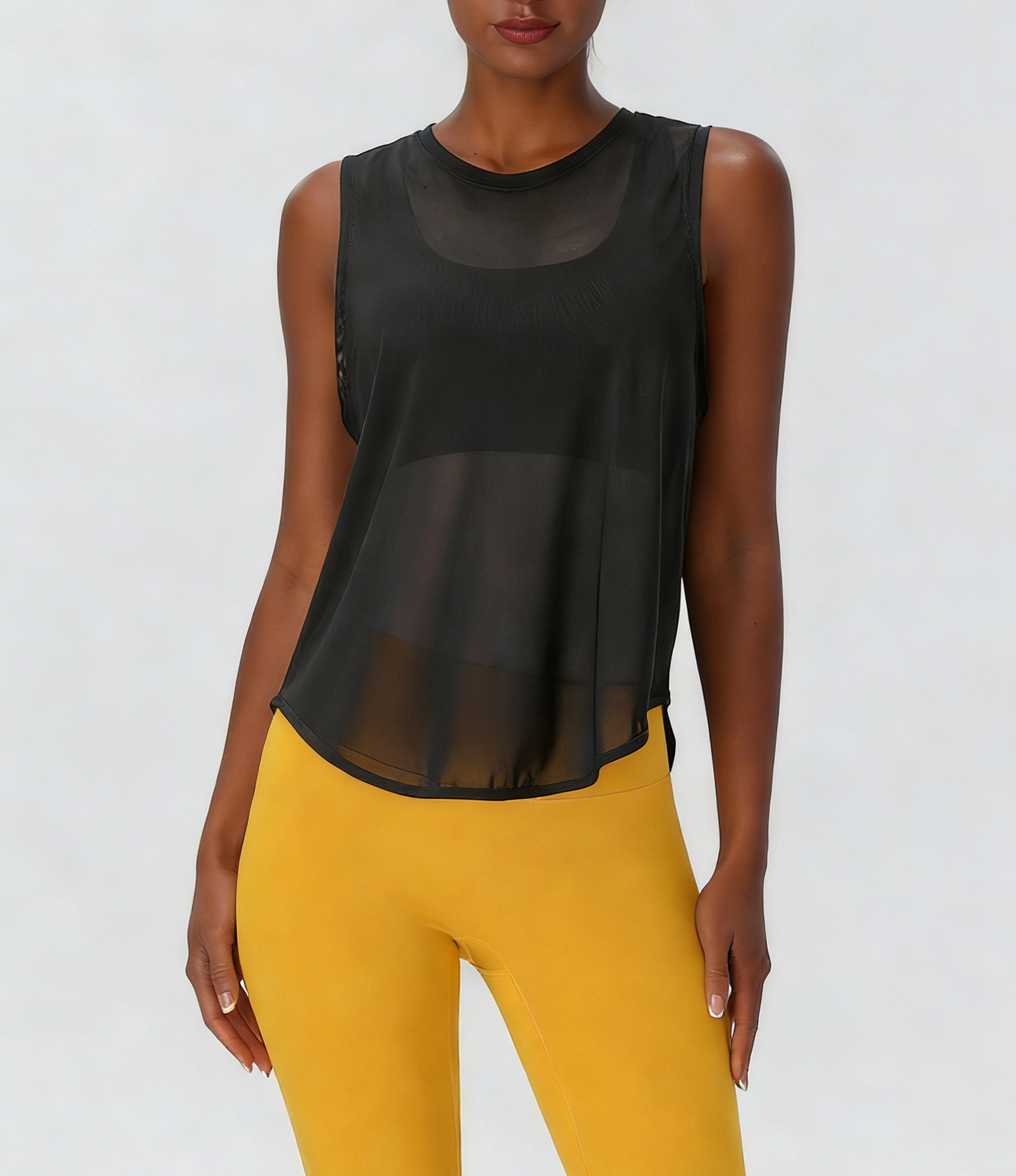 Tie-Dye Sleeveless Sports Top Breathable and Comfortable