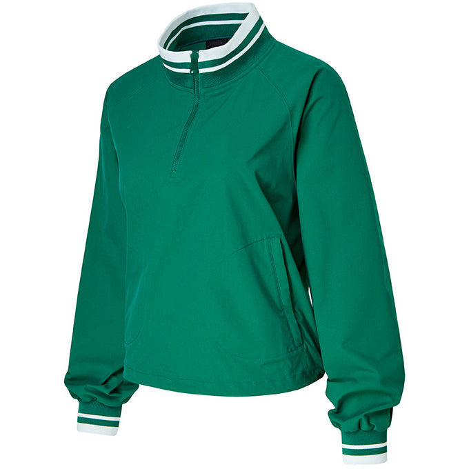 Casual Zipper Jacket with Striped Collar for Activewear and Everyday Wear
