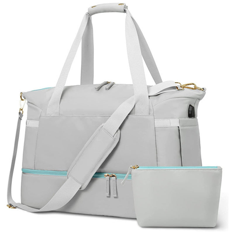 Large Capacity Gym Bag with Wet and Dry Separation