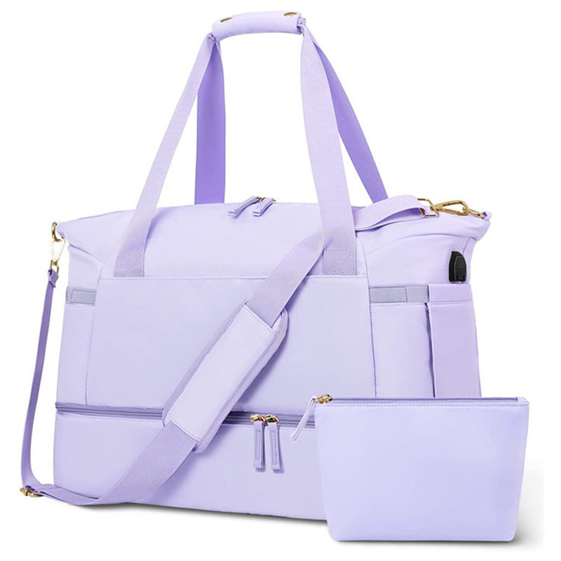 Large Capacity Gym Bag with Wet and Dry Separation