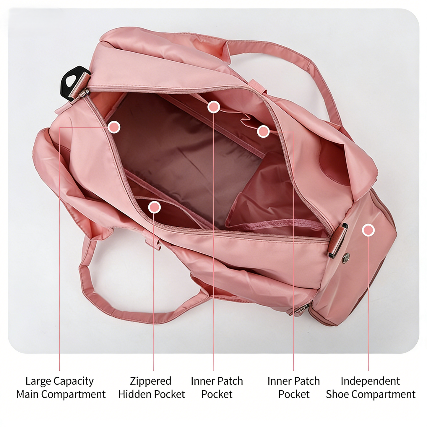 Stylish Large-Capacity Gym Yoga Bag